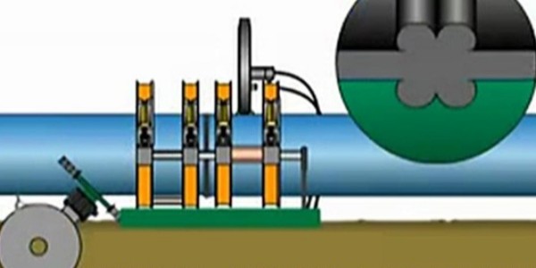 PE給水管熱熔對接