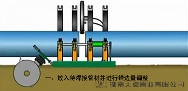 PE給水管熱熔對(duì)接1